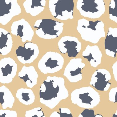 Leopar İzi Kusursuz Vektör Tasarımı. Zarif Çita Safari Kusursuz Leopar İzi. Modern kumaş dokusu, Vahşi Kürk Tekrarı deseni. Zengin VIP Hayvan Derisi Modeli. Çita Tekstil Arkaplanı.