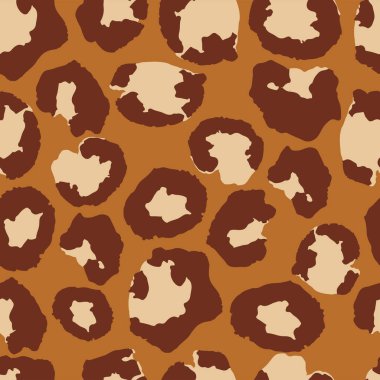 Modern kumaş dokusu, Vahşi Kürk Tekrarı deseni. Cazibeli Hayvan Derisi Modeli. Leopar İzi Kusursuz Vektör Tasarımı. Zarif Çita Ormanı Kusursuz Leopar İzi. Çita Tekstil Arkaplanı.