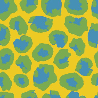 Leopar İzi Kusursuz Vektör Tasarımı. Zengin VIP Hayvan Derisi Modeli. Modern kumaş dokusu, Vahşi Kürk Tekrarı deseni. Zarif Çita Safari Kusursuz Leopar İzi. Çita Tekstil Arkaplanı.