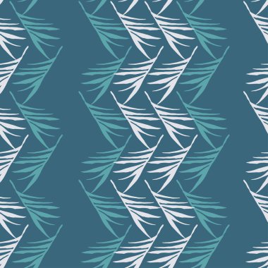 Süper Tropikal Vektör Kusursuz Düzen. Tüylü Muz Yaprakları Karahindiba Canavarı Tropikal Kusursuz Desen. Güzel Erkek Gömlekli Kadın Elbisesi dokusu. Çiçek Özgeçmişi 'ni çiz. Güzel Yaz Kumaşları.