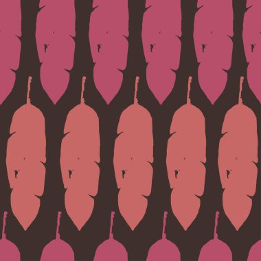 Trend Tropikal Vektör Kusursuz Düzen. Boyalı Çiçek Arkaplanı. Muz Yaprakları Tüylü Karahindiba Canavarı Tropikal Kusursuz Desen. Güzel Erkek Gömlekli Kadın Elbisesi dokusu. Serin Yaz Kumaşları.