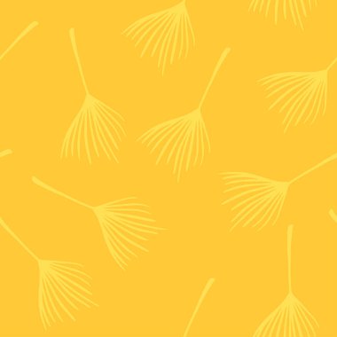 Hipster Tropikal Vektör Kusursuz Düzen. Güzel Yaz Tekstili. Zarif Erkek Gömlekli Kadın Elbisesi dokusu. Doodle Çiçek Geçmişi. Tüylü Karahindiba Muzu Canavarı Yapraksız Tropikal Kalıp.