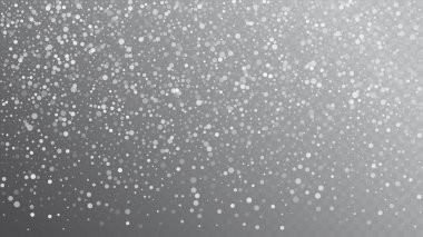 Griye Düşen Kar, Vektör. Kış Tatilleri Fırtına Arkaplanı. Reklam çerçevesi, yeni yıl, Noel havası. Düşen Kar Taneleri, Gece Gökyüzü. Zarif Dağıtım, Grunge Beyaz Parıltı. Soğuk Düşen Kar