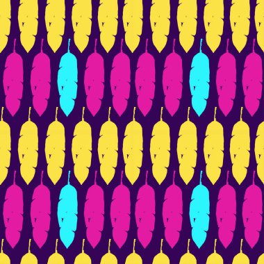 Trend Tropikal Vektör Kusursuz Düzen. Cool Summer Tekstil. Güzel Erkek Gömlekli Kadın Elbisesi dokusu. Boyalı Çiçek Arkaplanı. Karahindiba Canavarı Muz Tüysüz Tüysüz Kalıp Yapıyor.