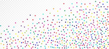 Gökkuşağı Konfeti Modern Vektör Duvar Kağıdı. Düşen Parıltı Sequins Frame. Minimal Garland Karnavalı. Noel, Yeni Yıl, Doğum günü Parıltı Dekorasyonu. Gökkuşağı Konfeti Düşüyor. Tatil Kutlaması