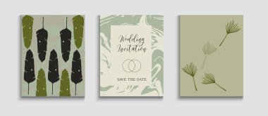 Soyut Hipster Vektör Sinek Kümesi. Basit Zeytin Yaprakları Dergisi Tasarımı. El yapımı Asya geçmişi. Geometrik Sınır Deseni. Oriental Style Davetiyesi. Tie-Dye, Tropikal Yaprak Sancakları.