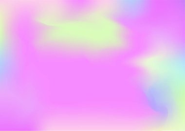 Hologram Moda Sancağı. Gökkuşağı Hologram Kapağı. Neon Grafik Kaplaması, 80 'ler, 90' ların Müzik Arkaplanı Odaklanmamış Kız Foil Holo Teal. Floresan Holografik Akışkan Işık Yatay Duvar Kağıdı