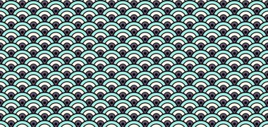 Kusursuz Çin Dalga Şablonu. Bohem Geometrik Asya baskısı. Lüks Japon Dalgası Samless Deseni. Bohem Kimono, Wabi Sabi Tie Dye Shibori Ikat Su Dokusu. Zengin VIP Japon Kıyafetleri Tasarımı.