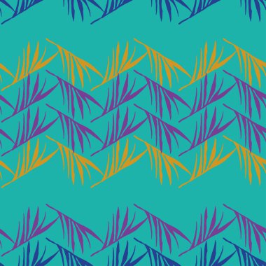 Trend Tropikal Vektör Kusursuz Düzen. Şık Yaz Moda. Monstera Banana Karahindiba Tüylü Tropikal Kusursuz Kalıp Yapıyor. Zarif Erkek Gömlekli Kadın Elbisesi dokusu. Çiz Çiçek Arkaplanı.