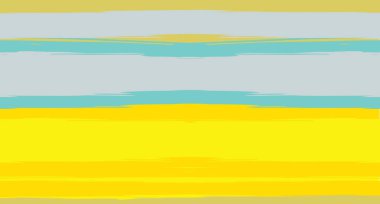 Turuncu, Kahverengi Vektör Suluboya Denizci Çizgileri Kusursuz Yaz Şablonu. Yatay Fırça darbeleri Retro Vintage Grunge Tekstil Tasarımı. Fırça Boyalı Havalı İz, Geometrik Sonbahar Yazdırma