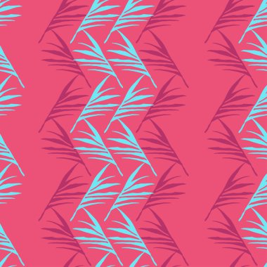 Hipster Tropikal Vektör Kusursuz Düzen. Şık Yaz Kumaşları. Boyalı Çiçek Arkaplanı. Zarif Erkek Gömlekli Kadın Elbisesi dokusu. Canavar Muzu Tüylü Karahindiba Yaprakları Tropikal Kusursuz Desen.