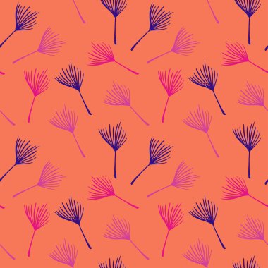 Hipster Tropikal Vektör Kusursuz Düzen. Çiçek Özgeçmişi 'ni çiz. Monstera Banana Yaprakları Tüylü Karahindiba Tropikal Kusursuz Desen. Serin Yaz Kumaşları. Zarif Erkek Gömlekli Kadın Elbisesi.