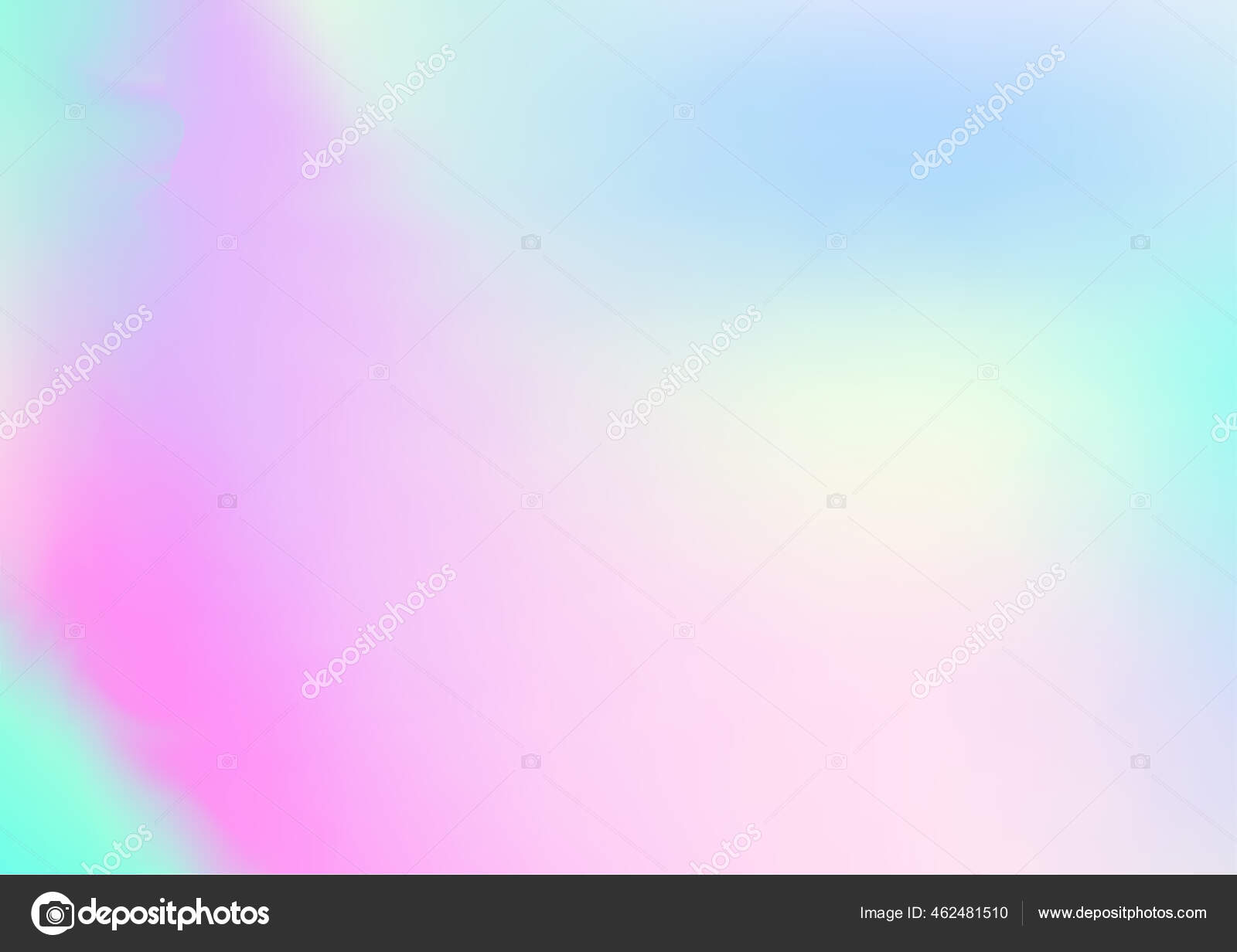 ホログラフ ドリーミー バナー Neon Paper Overlay 90音楽背景レインボーオーバーレイホログラムカバー 虹色のホログラフィック液体ガーリー水平壁紙焦点を当てていないガーリー箔ホロテル ストックベクター C Yesheying