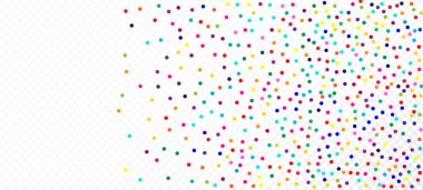 Gökkuşağı Konfeti Hippi Vektör Duvar Kağıdı. Düşen Parıltı Sequins Frame. Karnaval Hareketi Çelengi. Noel, Yeni Yıl, Doğum günü Parıltı Dekorasyonu. Gökkuşağı Konfeti Düşüyor. Tatil Kutlaması