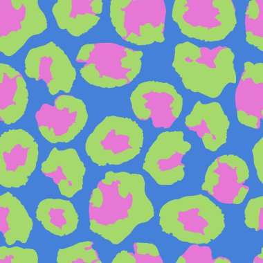 Leopar İzi Kusursuz Vektör Tasarımı. Zengin VIP Hayvan Derisi Modeli. Zarif Çita Safari Kusursuz Leopar İzi. Modern kumaş dokusu, Vahşi Kürk Tekrarı deseni. Çita Tekstil Arkaplanı.