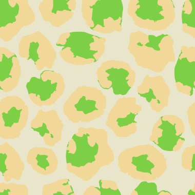 Modern kumaş dokusu, Vahşi Kürk Tekrarı deseni. Zarif Çita Vahşi Yaşam Leopar İzi. Cazibeli Hayvan Derisi Modeli. Leopar İzi Kusursuz Vektör Tasarımı. Çita Tekstil Arkaplanı.