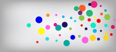 Gökkuşağı Konfeti Hippi Vektör Duvar Kağıdı. Basit Garland Karnavalı. Noel, Yeni Yıl, Doğum günü Parıltı Dekorasyonu. Düşen Parlak Sequins Çerçevesi. Gökkuşağı Konfeti Düşüyor. Tatil Kutlaması