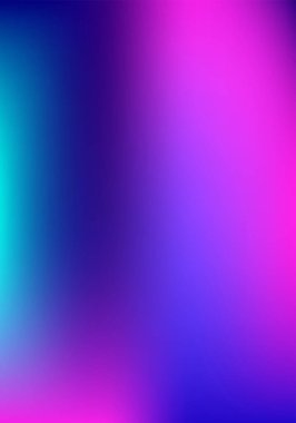 Mor, Pembe, Turkuaz, Mavi Dereceli Parlak Vektör Arkaplanı. Floresan Gradyan Üst Kaplama Vibrant Odaklanmış Kapak. Dikey A4 Harf Kokulu Gradyan Kaplaması. Sıvı Neon Parlak Duvar Kağıdı.
