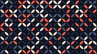 Yaşam Tohumu Kusursuz Vektör Deseni. Yaşam Çemberlerinin Geometrik Çiçeği. Kutsal Geometri Tasarımı. Yoga, sağlık hizmeti, fitness takımı tekstil dokusu. Klasik Moda Yazdırma. Kutsal Geometri Arındırması Yuvarlak