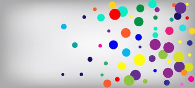 Gökkuşağı Konfeti Moda Vektörü Duvar Kağıdı. Tatil Kutlaması Parlak Sequins Frame 'e Düşüyor. Basit Garland Karnavalı. Gökkuşağı Konfeti Düşüyor. Noel, Yeni Yıl, Doğum günü Sihirli Madalyası.