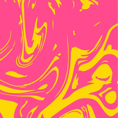 Pembe Mermer Doku Vektörü Kare Sıvı Mürekkep Arkaplanı. Sıvı Boyalı Suminagashi Modern Dondurma Şablonu, Kozmetik Reklamları, Düğün Tasarımı. Hippi Taş Mermer Doku, Parlak Boya Sıçratma