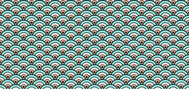 Zengin VIP Japon Dalgası Samless Destern. Kusursuz Çin Dalga Şablonu. Birinci sınıf Japon Kıyafet Tasarımı. Geometrik Bohem Asya baskısı. Cazibeli Kimono, Tie Dye Shibori Wabi Sabi Sabi Su Dokusu.