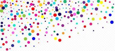 Gökkuşağı Konfeti Festivalsel Vektör Duvar Kağıdı. Düşen Parıltı Sequins Frame. Noel, Yeni Yıl, Doğum günü Parıltı Dekorasyonu. Minimal Garland Karnavalı. Gökkuşağı Konfeti Düşüyor. Tatil Kutlaması