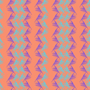 Trend Tropikal Vektör Kusursuz Düzen. Zarif Erkek Gömlekli Kadın Elbisesi dokusu. Muz Yaprakları Canavarımsı Karahindiba Tüylü Tropikal Kusursuz Desen. Güzel Yaz Tekstili. Çiz Çiçek Arkaplanı.