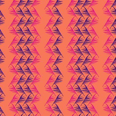 Hipster Tropikal Vektör Kusursuz Düzen. Çiçek Özgeçmişi 'ni çiz. Şık Yaz Kumaşları. Zarif Erkek Gömlekli Kadın Elbisesi dokusu. Tüylü Muz Yaprakları Canavarımsı Karahindiba Tropikal Kusursuz Desen.