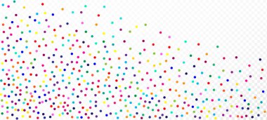 Gökkuşağı Konfeti Hippi Vektör Duvar Kağıdı. Karnaval Hareketi Çelengi. Düşen Parlak Daireler Çerçevesi. Bayram Kutlaması Gökkuşağı Konfeti Düşüşü. Noel, Yeni Yıl, Doğum günü Parıltısı Dekorasyonu.