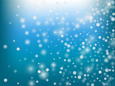 Düşen Kar Konfeti Kış Vektör Arkaplanı. Noel, Yeni Yıl Kutlaması Kar Taneleri Şablonu. Gerçekçi Uçan Kar, Fırtına Gökyüzü Efekti. Kış Reklam Dekorasyonu. Yağan Kar Konfeti Mavi Üzerine