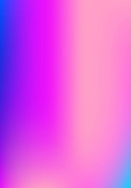 Mor, Pembe, Turkuaz, Mavi Dereceli Parlak Vektör Arkaplanı. Sıvı Neon Parlak Duvar Kağıdı. Floresan Gradyan Üst Kapağı Odaklanmamış Canlı Kapak. Dikey A4 Harfi Değişik Gradyan Örtüsü.