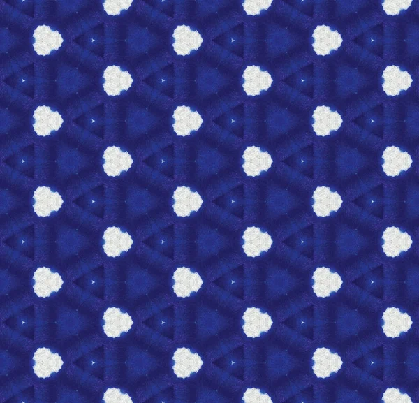 Mavi Japon Kravatlı Suluboya Desenli Suluboya Fırça Boyası Geometrik Boyalı — Stok fotoğraf