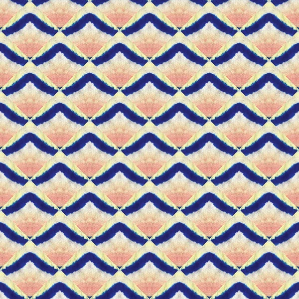 Japoński Bezszwowy Wzór Akwareli Krawat Wabi Sabi Farba Akwarelowa Geometryczna — Zdjęcie stockowe