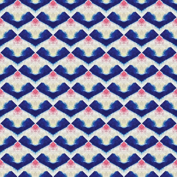 Japon Suluboya Deseni Tie Dye Wabi Sabi Geometrik Boyalı Moda — Stok fotoğraf
