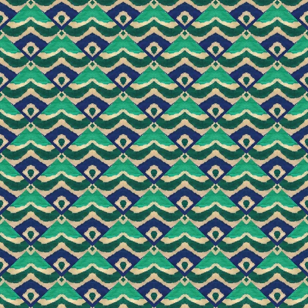 Japans Aquarel Naadloos Patroon Tie Dye Wabi Sabi Geometrische Hand — Stockfoto