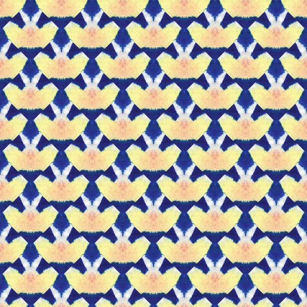 Japoński Bezszwowy Wzór Akwareli Krawat Wabi Sabi Teksturowana Szczotka Farb — Zdjęcie stockowe