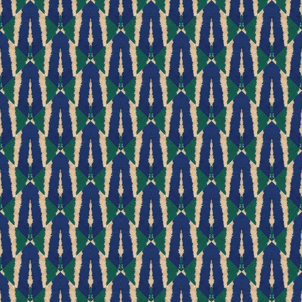 Japanisches Aquarell Nahtloses Muster Tie Dye Wabi Sabi Organisches Geometrisches — Stockfoto