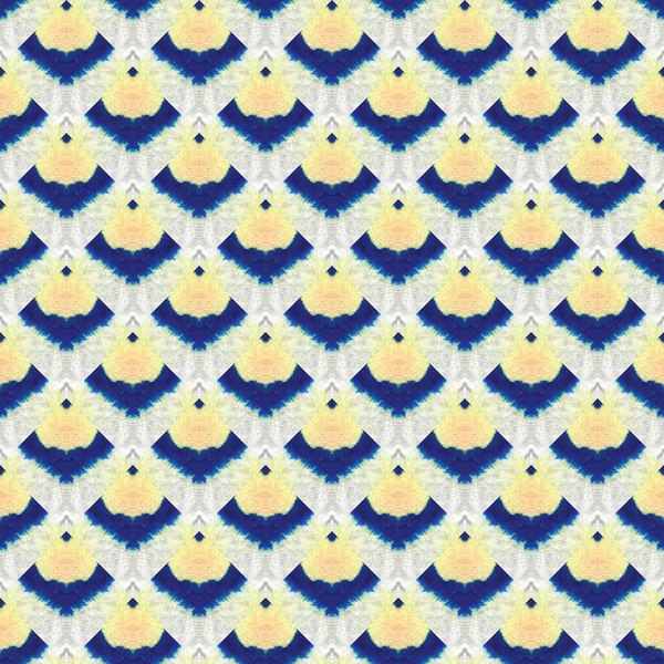 Japanese Watercolor Seamless Pattern Tie Dye Wabi Sabi Floral Geometric — Stock Photo, Image