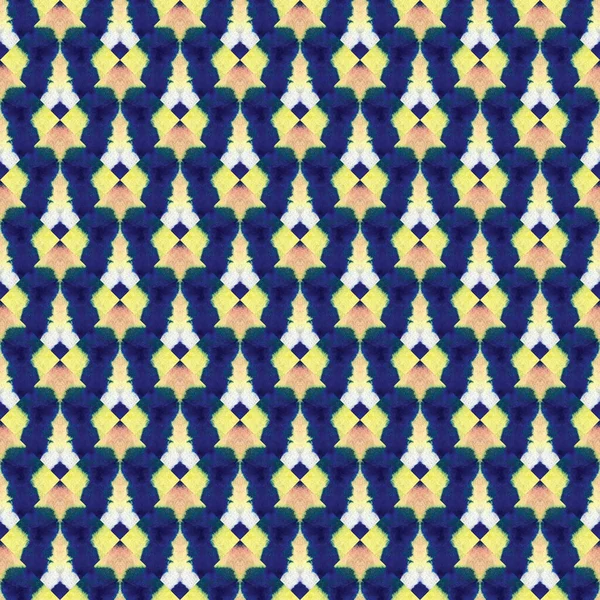 Japanisches Aquarell Nahtloses Muster Tie Dye Wabi Sabi Natürliche Geometrische — Stockfoto