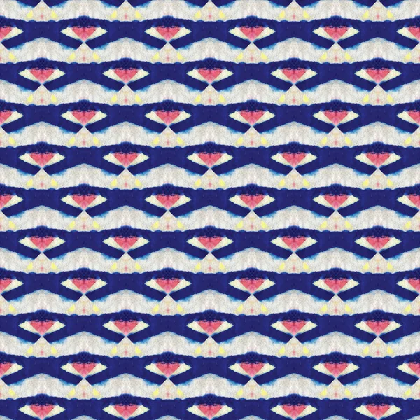 Japoński Bezszwowy Wzór Akwareli Krawat Wabi Sabi Naturalny Geometryczny Żeński — Zdjęcie stockowe