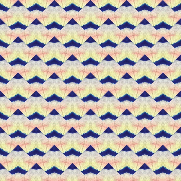 Japonský Akvarel Bezešvný Vzor Tie Dye Wabi Sabi Květinový Geometrický — Stock fotografie