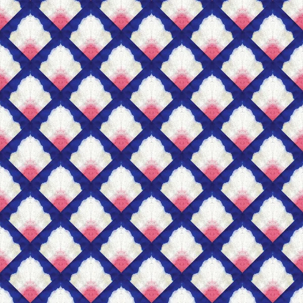 Japoński Bezszwowy Wzór Akwareli Krawat Wabi Sabi Geometryczna Ręcznie Malowana — Zdjęcie stockowe