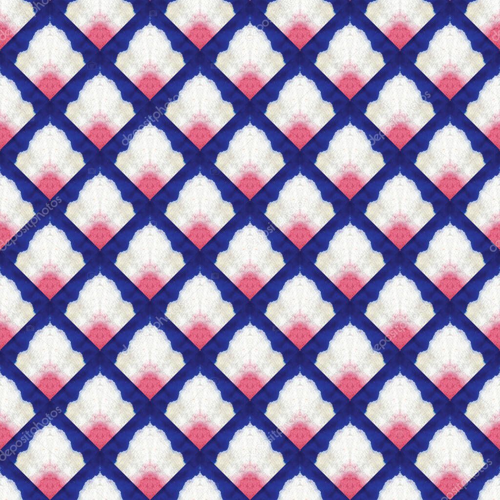 Japanese Watercolor Seamless Pattern. Tie-Dye, Wabi Sabi. Geometric Hand Painted Textile Texture. Organic Geometric Female Winter Pattern. Watercolor Brush Paint. Grunge Paint Brush Asiatic Teal.