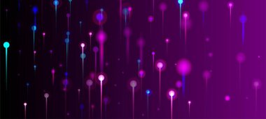 Mavi Mor Pembe Soyut Duvar Kağıdı. Parlak Işık Parçacıkları. Network Technology Banner. Büyük Veri Yapay Zekası İnternet Geleceği Geçmişi. Fiber Optik Sosyal Bilimler Işık İğneleri.