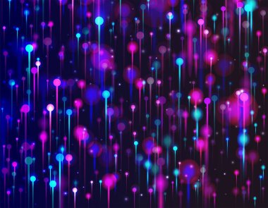 Mavi Pembe Soyut Duvar Kağıdı. Network Technology Banner. Parlak Işık Parçacıkları. Yapay Zeka Büyük Veri İnternet Teknolojisi Arkaplanı. Fiber Optik Sosyal Bilimler Işık İğneleri.