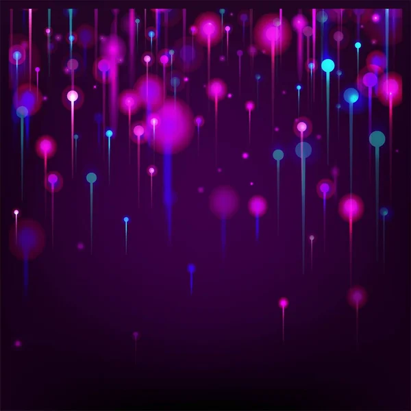 青紫色のピンクの要約背景 人工知能ビッグデータインターネット未来壁紙 ネットワーク技術バナー 明るいライトピンの要素 社会科学光ファイバーピン — ストックベクタ