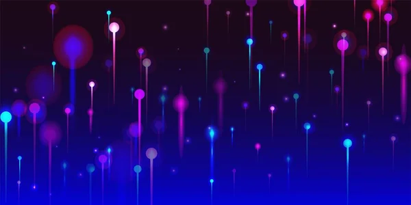 Синій Фіолетовий Рожевий Сучасні Шпалери Банер Мережевих Технологій Яскраві Світлові — стоковий вектор