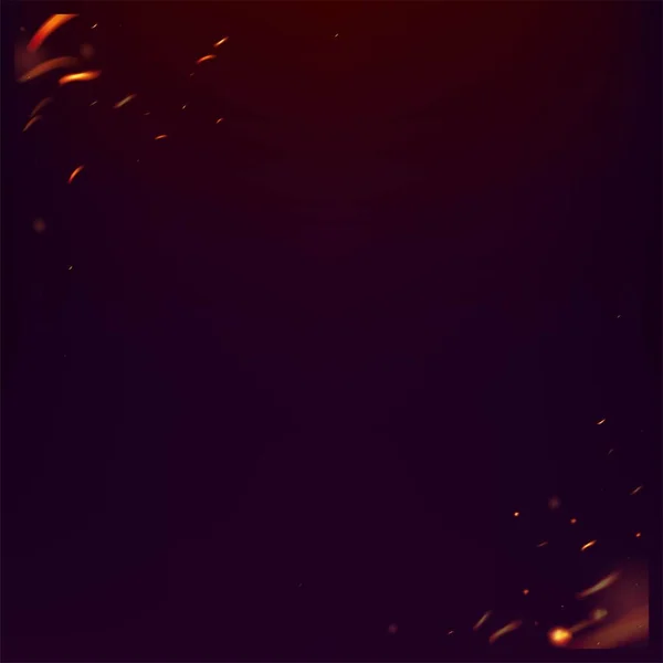 Сжигание Пламени Огненные Искры Фон Горячие Вспышки Золота Реалистичное Энергетическое — стоковый вектор