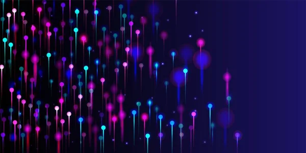 Pembe Mor Soyut Duvar Kağıdı. Yapay Zeka Büyük Veri İnternet Teknolojisi Arkaplanı. Ağ Bilimsel Sancak. Parlak Işık Düğümleri elementleri. Sosyal Bilimler Fiber Optik Işık İğneleri.